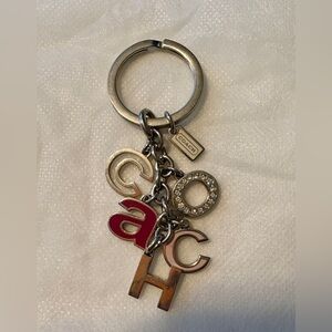 Coach Silver Keychain